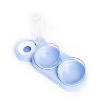 애완동물 자동급식기 고양이 그릇 개 세 애완 동물 피더 자동 물 디스펜서, 없음, blue
