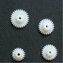 웜기어 베벨기어 톱니바퀴 2A/2B 1628 2mm 광학/액슬용 톱니 이중 기어 센터 구멍 5 개 비나일론 구리 플라, 03 20102B