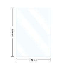 ANYCUBIC 광자 모노 X 두께 0.15mm 용 NFEP 필름 Elegoo Saturn Phrozen Sonic XL 4K 5.5/6 인치 UV 수지 3D 프린터, [01] 2 PCS, [01] 200x140x0.15mm NFEP