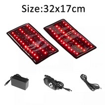 적외선치료기 가정용적외선치료기 귀 눈 목 허리 휴대용 근적외선 빨간불 치료 장치 led, 우리 플러그, 32x17cm