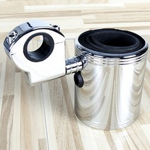 할리 투어링 스트리트 글라이드 atv 유니버셜 오토바이 flht flhx 용 크롬 조절식 컵 홀더