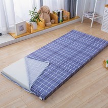 수면 꿀잠 토퍼 탄탄 조밀하고 단단한 스폰지 매트리스 탈착식 매트 세탁 가능한 학생 기숙사 접이식 싱글 및 더블