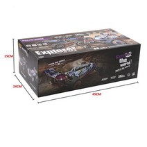 WLtoys-124019 2.4G 레이싱 RC 자동차 4WD 전기 고속 55 KM/H 오프로드 드리프트 원격 제어 장난감 크리스, 02 With box