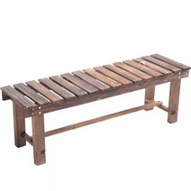 공원벤치 방부목 정원의자 카페 야외 평의자 베란다, 90cm