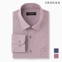 인디안 INDIAN 잔체크 레귤러 핏 캐주얼 셔츠 _ MITNLWS1201
