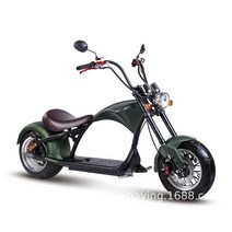 전기스쿠터 전동 전기 오토바이 60V 성인용 리튬 배터리 Bobber Chopper City Coco Scooter 전동 스쿠터, 04 green 60v30a2000W, 04 green 60v30a2000W