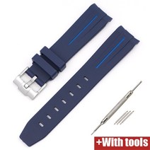 곡선 인터페이스 고무 스트랩 오메가 X S워치 조인트 문스와치에 적합 20mm 남성 여성 방수 스포츠 시계 팔찌, royal01li - 20mm