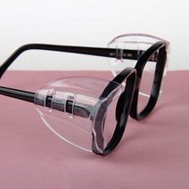 투명안경보호 생활잡화 측면 가드 작업 먼지막이 17mm, 1