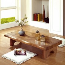 나무드림 통원목 좌식테이블 80사이즈 좌탁, 상세 설명 참조