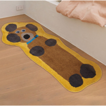 키치 유니크 강아지 발매트 롱러그 50x120cm