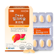 GC녹십자 온누리 간에 좋은 밀크씨슬 포르테 건강기능식품, 30정, 27g, 1개