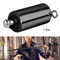 장봉 단봉 봉술 무술 무기 110-150cm 포켓 직원 휴대용 금속 금속 직원 개폐식 나타나는 지팡이 트릭 액세서리, 초록