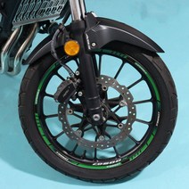 혼다 CB500X CB 500X CB500 X 풀 세트 장식 오토바이 휠 스티커 반사 모터 자전거 방수 림 데칼, 06 CB500X-green