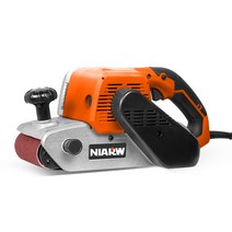 목공용 연마샌딩기 휴대용 연삭기 벨트샌더 사포 대패, 1800w 4인치, 1개