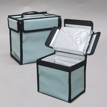 가방몰 BBO-008 소형 1.8리터 온도측정기 보냉보온백 방수고급단열재 아이스박스쿨러 의료용보냉가방