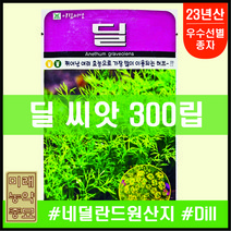 솔림텃밭몰 딜씨앗 300립 딜 향신계 허브씨 허브씨앗, 1개
