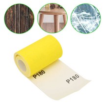 3롤 세라믹 알루미나 샌드페이퍼 180 그릿 옐로우 컬러 연마 시트 가구용 공구, 01 120