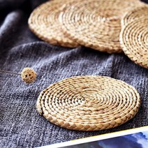 케이프타운 천연 라탄 냄비받침, 1개