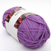 삼남뜨개실 메이크업실 100g 10+1 패브릭얀 튜브사 코바늘실 가방실 뜨개실, MAKEUP, 19 바이올렛 405