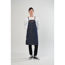 보눔앞치마 블루데님 or 블랙데님 택1 앞치마, 1개, 블루
