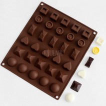 프리미엄 초콜릿 몰드 6종 30구 석고방향제 만들기 diy 베이킹 쿠킹 사탕 금형 실리콘틀 재료