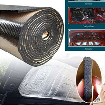 Car Soundproof Deadening Mat Firewall Insulation Audio Noise Insulator Pad Woofer Noise Insulation S, 하나, 보여진 바와 같이