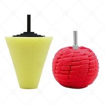 자동차 페인트 전기 드릴에 사용되는 자동 휠 연마 스폰지 Burnishing Ball Polishing Cone Set 허브 버핑, 10 10