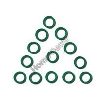 고무오링 패킹 실리콘 오링 고무링 열내유성 3.5mm (와이어 직경) FKM 불소 O-링 고무 씰링 링 O.D 10-55mm, 22 OD 27mm