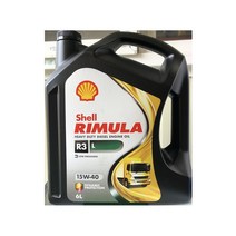 엔진오일 Shell Rimula R3 L 15W-40 6L 2개 1박스, 1개