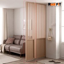 코지 DIY 고시형 회전 가벽 인테리어 파티션 A-1, 색상:그레이