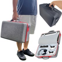 PS 플스 5 케이블 듀얼센스 충전기 헤드셋 수납 여행 가방 EVA 하드 타이틀 CD 정리, 그레이