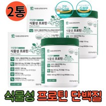 식물성 프로틴 2통 독일산 완두단백 5종 비타민 미네랄 유당 무첨가 식품 안전처 인증 보충제 간편섭취