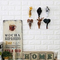 [바보사랑] 미니어처 헌팅트로피 벽장식 인테리어, 선택:201640(침팬지)