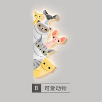 자녀방 인테리어 그림 led 발광 무드등 그림 캐릭터 애니메이션 인테리어 조명, A + 100x200 + 보조배터리+리모트