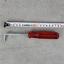 인테리어필름시공 실리콘제거용 갈고리꺽쇠(꺽도), 10개