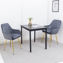 노아가구 벨벳의자 골드체어, 루비벨벳의자2P그레이