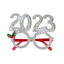 크리스마스 장식 2023 안경 프레임 산타 눈사람 선물 2022 새해 노엘, 3 Style C