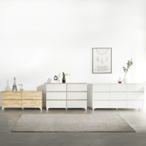 유니크퍼니처 네온 120cm 2단 거실장, 라온 1200 2단 고무