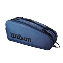 Wilson (윌슨) 테니스 배드민턴 라켓백 TOUR ULTRA (투어 울트라) 6PK RACKET BAG / BACKPACK, 블루(TOUR ULTRA 6PK RACKET BAG, 라켓 6개까지 수납 가능