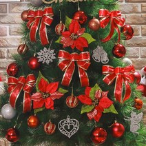 레드 트리 장식세트(150cm) 크리스마스 트리장식, 쿠팡 본상품선택