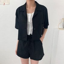 텐바이텐 겟잇미 온크 원버튼 싱글 카라 린넨 자켓