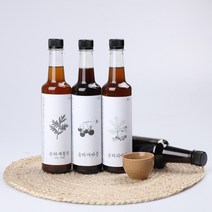 발효 효소 선물세트 개똥쑥 솔잎 까마중 효소 500mlx2, 쇠비름+쇠비름