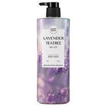 해피바스 플라워테라피 라벤더 앤 티트리 바디워시 라벤더향, 500g, 2개
