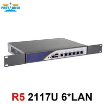 셀러론 2117U 1037U 저전력 CPU 지원 방화벽 서버 ROS Mikrotik PFSense Panabit Wayos 2G RAM 32GB SSD