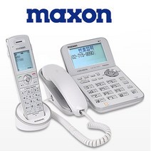 맥슨전화기 한글지원 유무선 디지털 자동응답기 녹음기 M-7