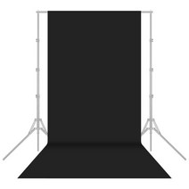 배경천 촬영배경지1.6x5m/5x16ft 사진 스튜디오 녹색 스크린 배경 부직포 화면 단색 흰색 검정색, 03 Black_02 1.6X5m