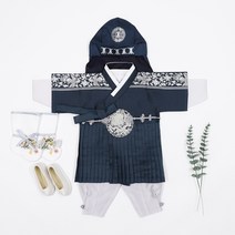 지안 곤주름 철릭 왕세자 남아한복 (1호-12호) 돌잔치 유아 아동 설날 추석 어린이집 행사 촬영 NA039A