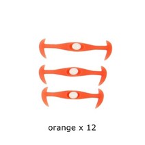 NEW 개/ 실리콘 끈 공용 남여공용 운동 신발 액세서리 넥타이, Orange