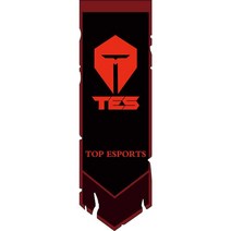 EDG LOL 리그 오브 레전드 e 스포츠 게임팀 엠블럼 로고 배경 벽장식 깃발, TES