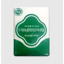 CJ 백설 조미료 MSG 5-리보뉴클레오티드이나트륨 1kg 바이오핵산 아이지 IG, 1개